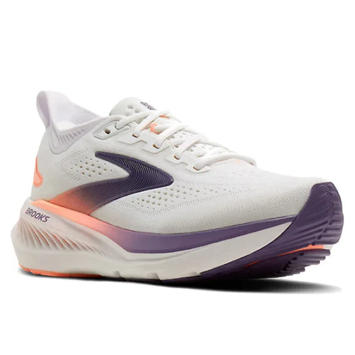 Women's Brooks Glycerin 23 - White/Mulled Grape/Clear