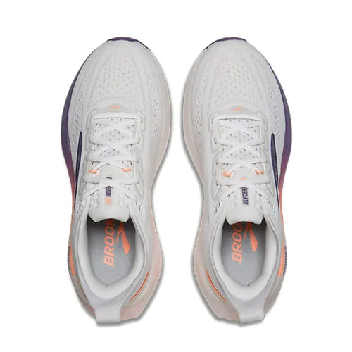 Women's Brooks Glycerin 23 - White/Mulled Grape/Clear
