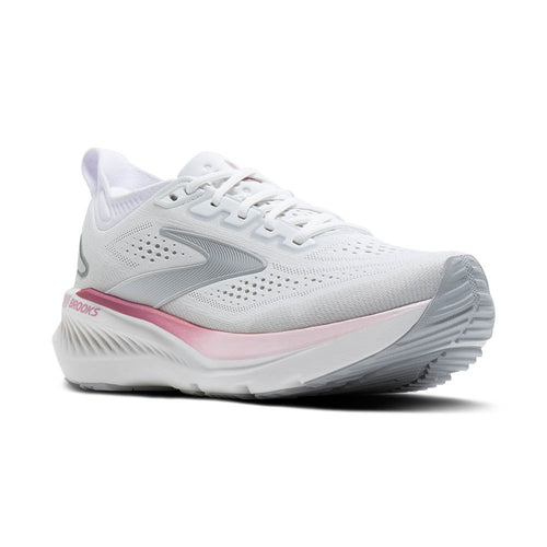 Women's Brooks Glycerin GTS 23 - White/Harbor Mist/Metallic