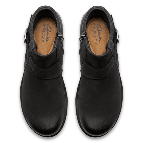 Women's Clarks Carleigh Angie - Black Combi