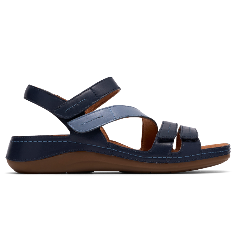 Women's Clarks Cecily Mix - Blue Combi - Stan's Shoes