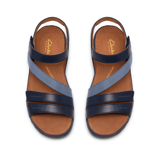 Women's Clarks Cecily Mix - Blue Combi