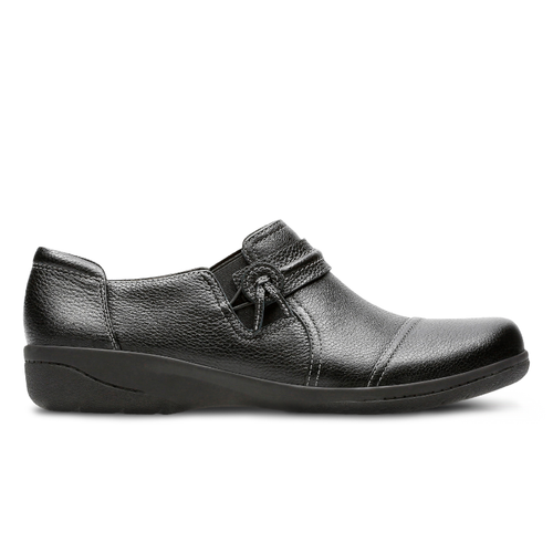 Women's Clarks Cheyn Madi - Black Tumbled