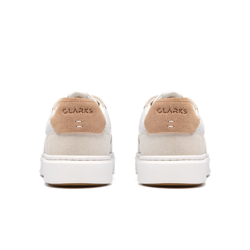 Women's Clarks Code Court - White Combi