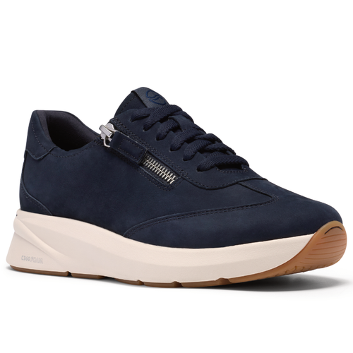 Women's Clarks Code Run - Navy Nubuck