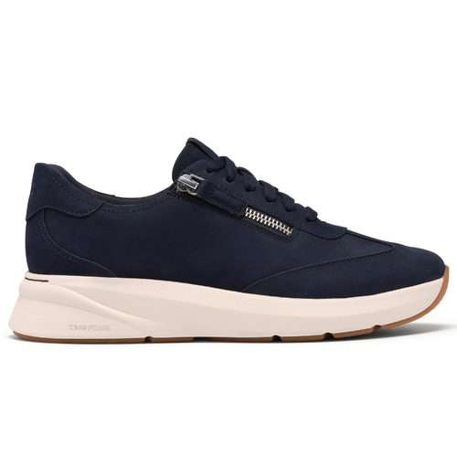 Women's Clarks Code Run - Navy Nubuck