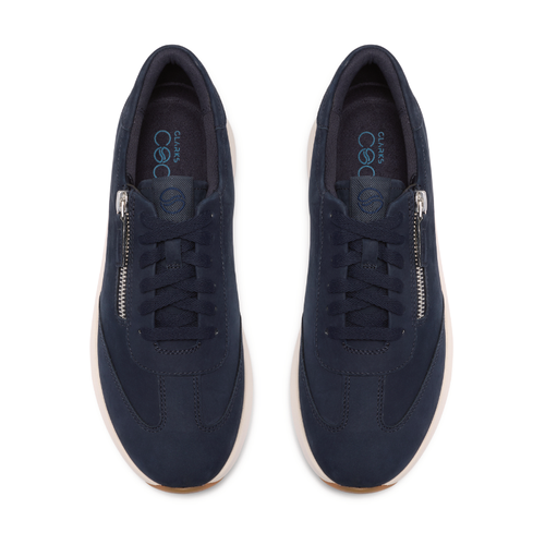 Women's Clarks Code Run - Navy Nubuck