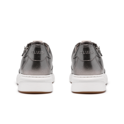 Women's Clarks Code Run - Pewter Metallic