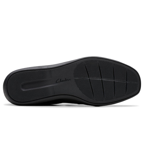 Women's Clarks Lynell Slip - Black Leather