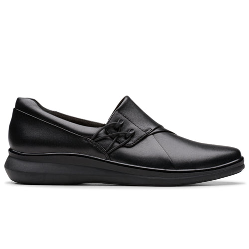 Women's Clarks Lynell Slip - Black Leather