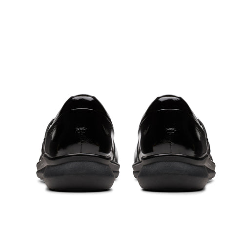 Women's Clarks Lynell Slip - Black Patent Leather