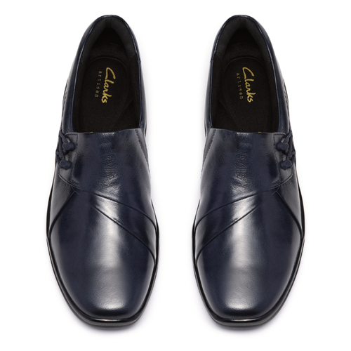 Women's Clarks Lynell Slip - Navy Leather