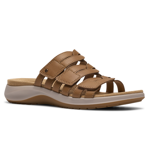 Women's Clarks Maelynn Abby - Tan Leather