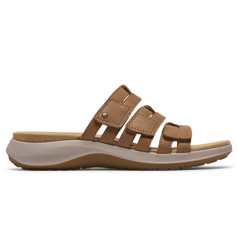 Women's Clarks Maelynn Abby - Tan Leather - Stan's Shoes