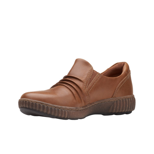 Women’s Clarks Magnolia Faye – Dark Tan Leather