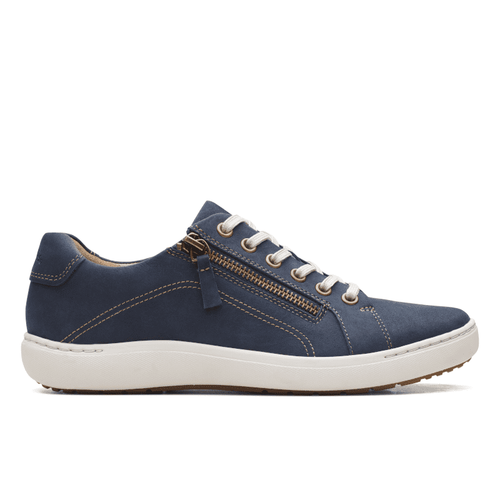 Women's Clarks Nalle Lace - Navy Nubuck