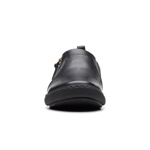 Women's Clarks Nalle Lilac - Black Leather