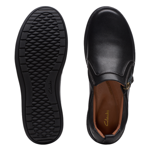 Women's Clarks Nalle Lilac - Black Leather