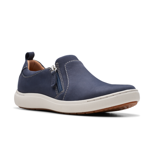 Women's Clarks Nalle Lilac - Navy Nubuck