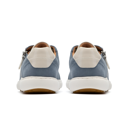 Women's Clarks Nalle Zen - Blue Nubuck