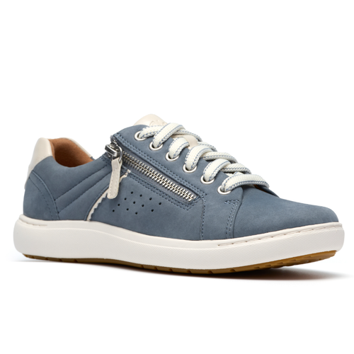 Women's Clarks Nalle Zen - Blue Nubuck