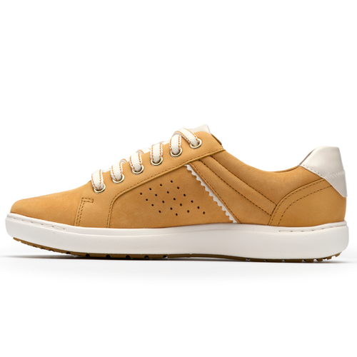 Women's Clarks Nalle Zen - Yellow Nubuck