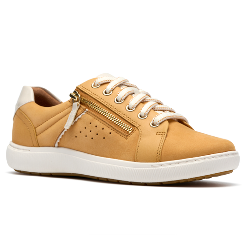 Women's Clarks Nalle Zen - Yellow Nubuck