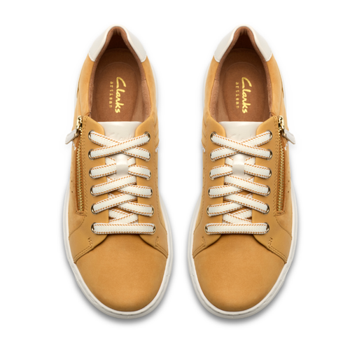Women's Clarks Nalle Zen - Yellow Nubuck