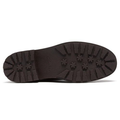 Women's Clarks Orinoco3 Zip - Dark Brown Leather