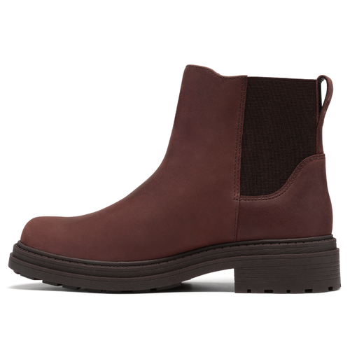 Women's Clarks Orinoco3 Zip - Dark Brown Leather