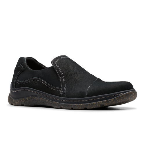 Women's Clarks Orlene Slip - Black Leather
