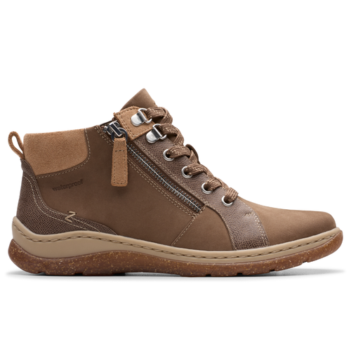 Women's Clarks Orlene Top - Dark Sand Nubuck