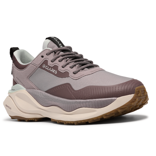 Women's Clarks Pace Trail Go - Mauve Combi