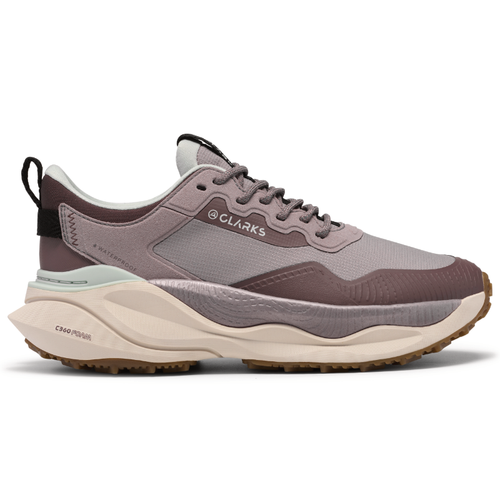 Women's Clarks Pace Trail Go - Mauve Combi