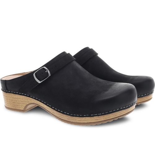 Women’s Dansko Berry Mule – Black Burnished Nubuck