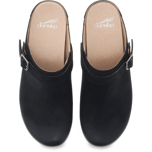 Women’s Dansko Berry Mule – Black Burnished Nubuck