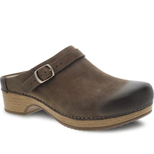 Women’s Dansko Berry Mule – Mushroom Burnished Nubuck