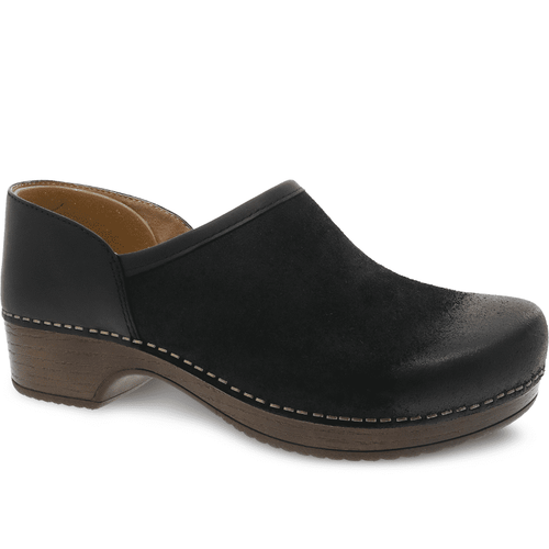 Women’s Dansko Brenna – Black Burnished Suede