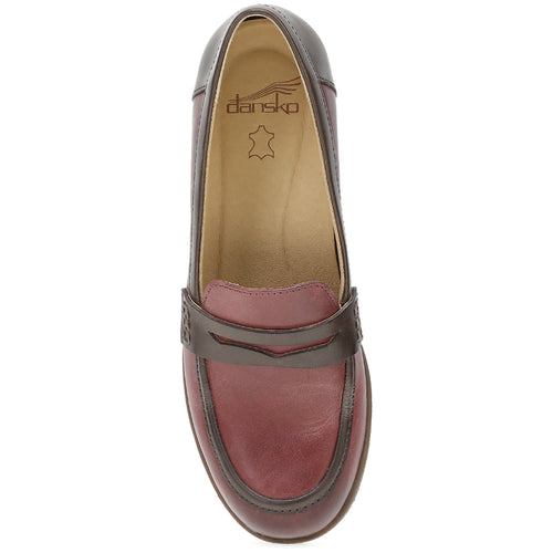 Women's Dansko Danica Waterproof - Plum/Chocolate Burnished