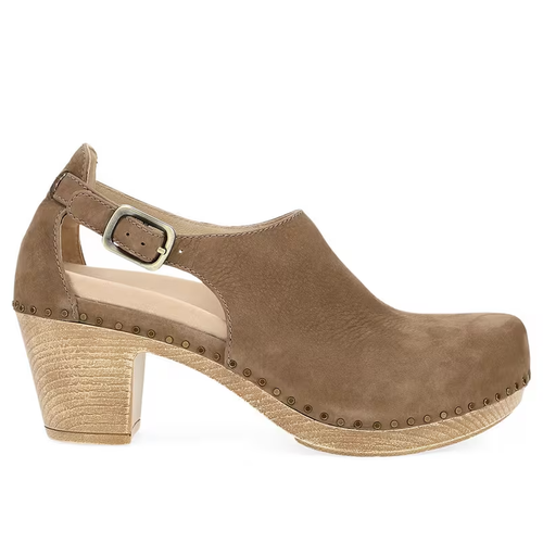 Women’s Dansko Heeled Sassy – Morel Milled Nubuck