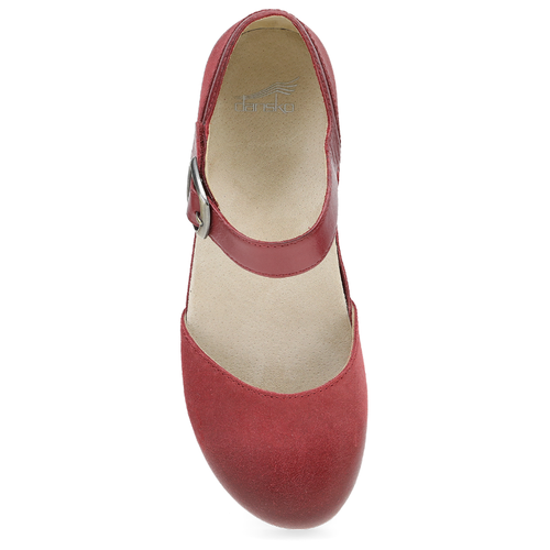 Women's Dansko Mae - Red Burnished Suede