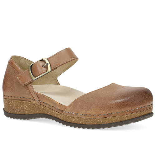 Women's Dansko Mae - Tan Burnished Suede