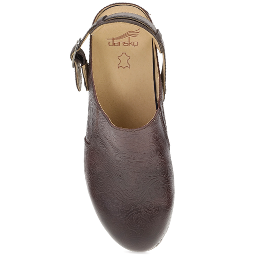 Women's Dansko Millie - Chocolate Tooled/Chocolate