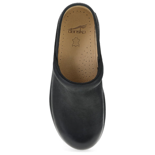 Women's Dansko Platform Pro - Black Burnished Nubuck