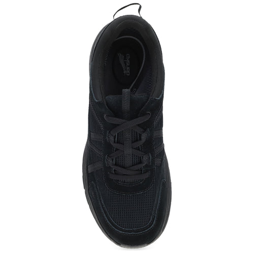 Women's Dansko Poppy - Black/Black Suede