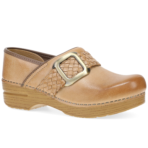 Women's Dansko Pro Braided Clog - Honey Distressed