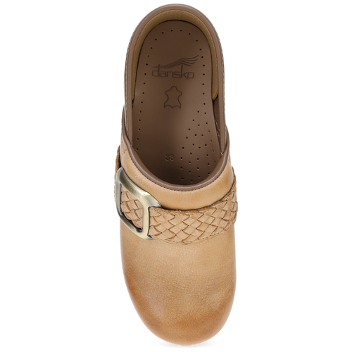 Women's Dansko Pro Braided Clog - Honey Distressed