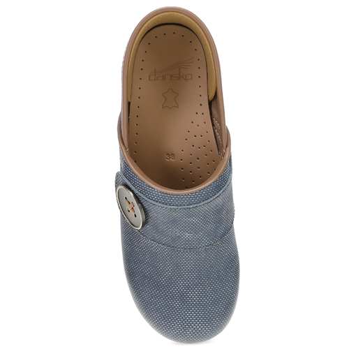 Women's Dansko Professional Button - Denim Leather