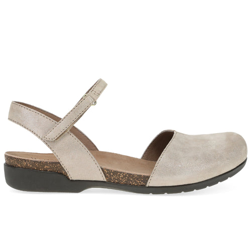 Women's Dansko Rowan - Beige Sparkle Suede