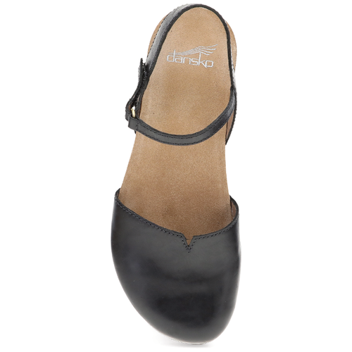 Women's Dansko Rowan - Black Waxy Burnished